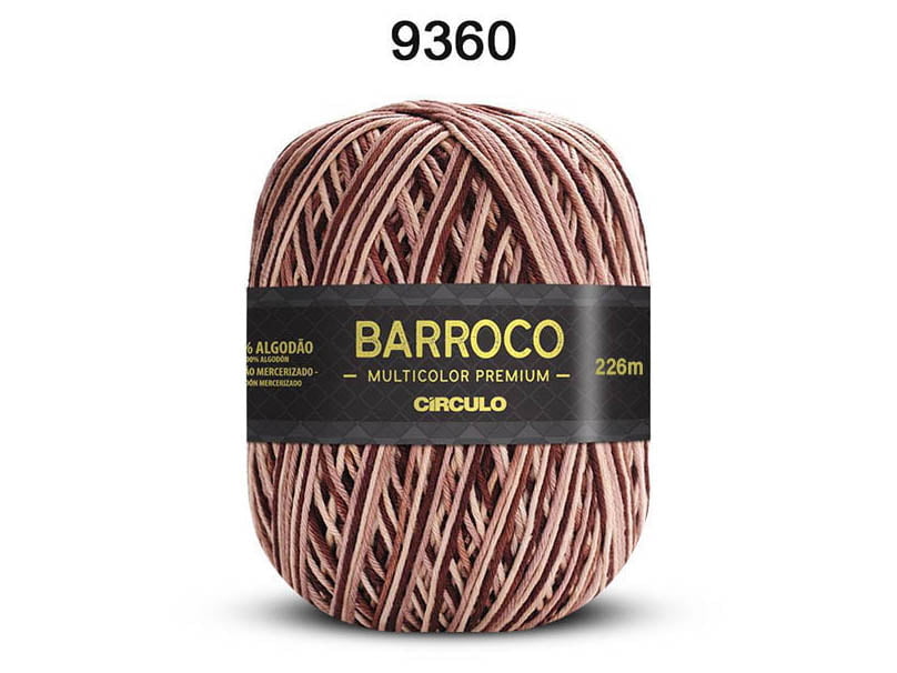 BARBANTE BARROCO MULTICOLOR PREMIUM COR 9360 226 mt