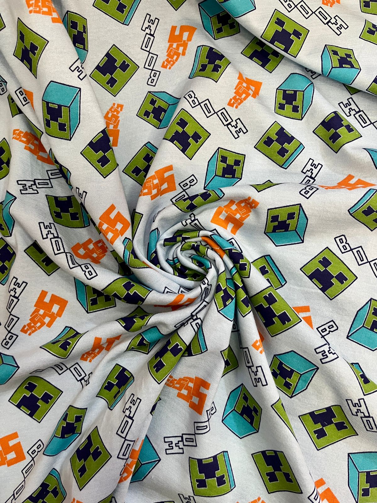 MALHA DE ALGODÃO PERSONAGENS MINICRAFT