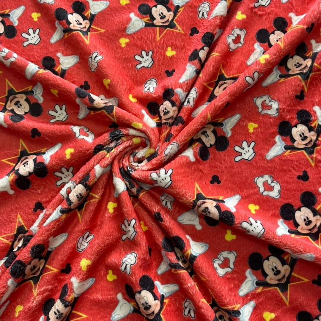 FLECEE PREMIUM MICKEY VERMELHO