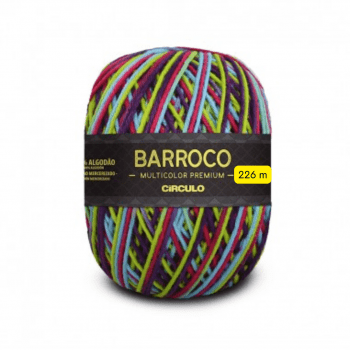 BARBANTE BARROCO MULTICOLOR PREMIUM COR 9438 226 mt