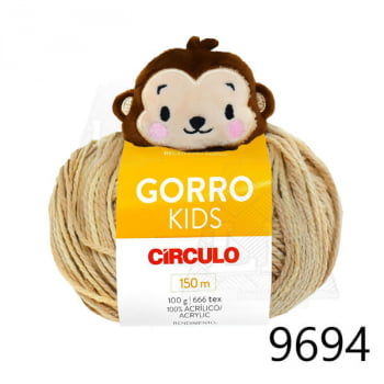 Lã Gorro kids 9694- Macaco Tobias