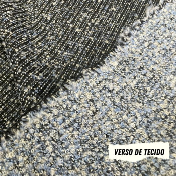 Malha Boucle Azul - 1,50 de largura